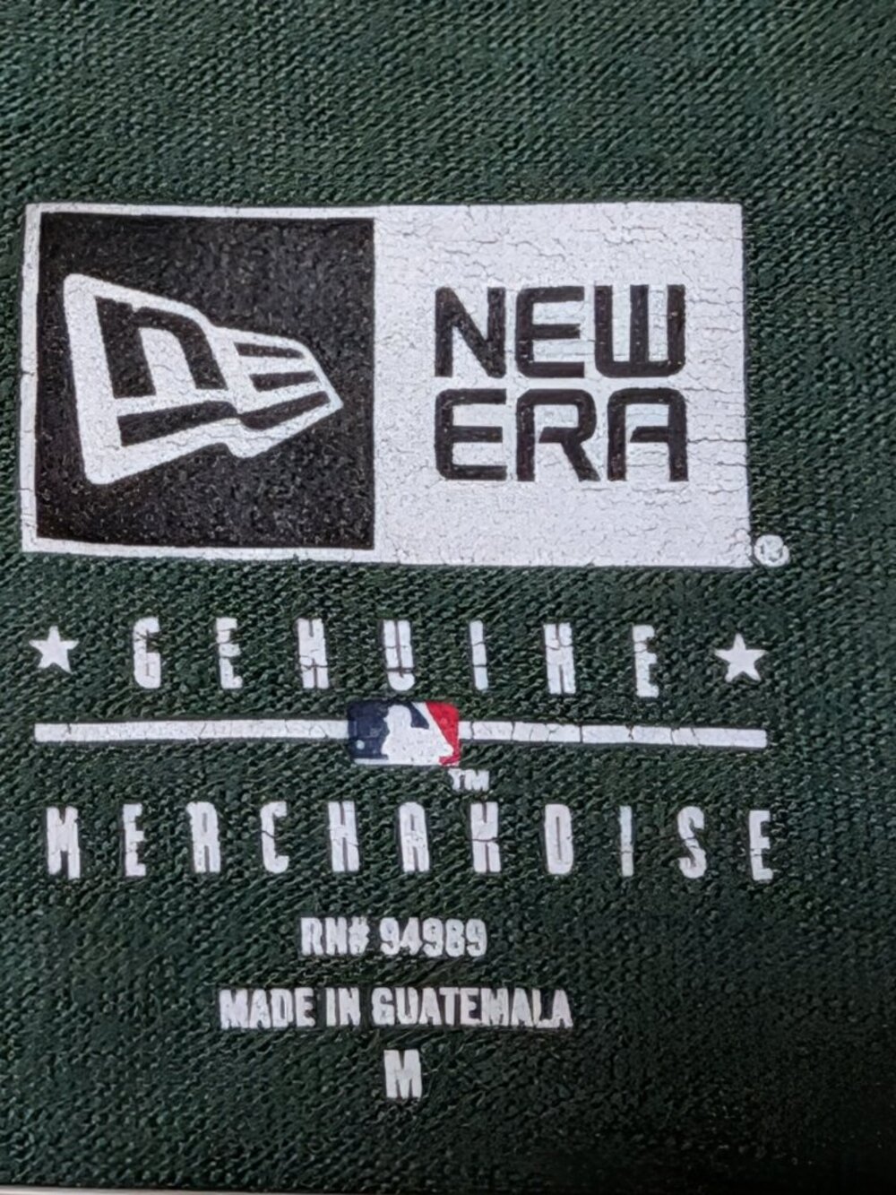 Oakland Athletics Dark Green New Era Gameday V-Neck T-Shirt | Size Medium - Picture 3 of 3